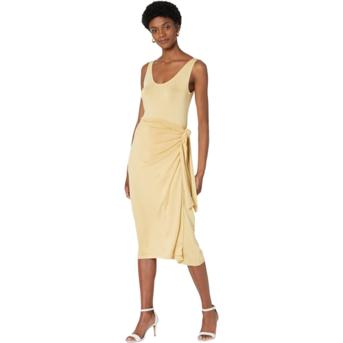 Vince Scoop Neck Tank Wrap Dress