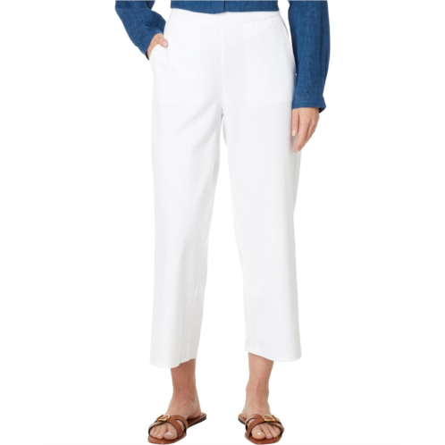 Womens Eileen Fisher Petite Wide Ankle Pants