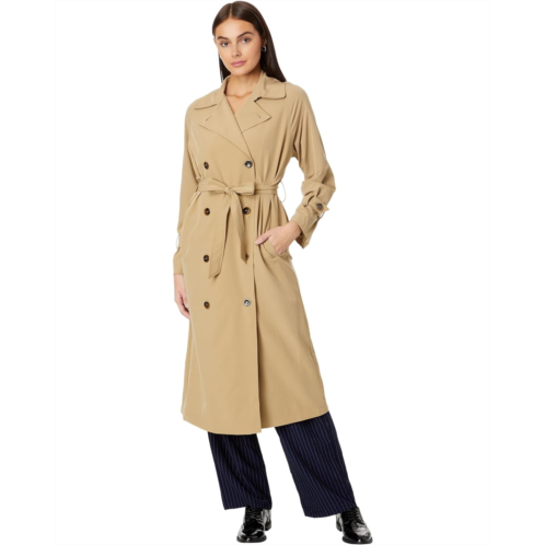 Line and dot Peyton Trench Coat