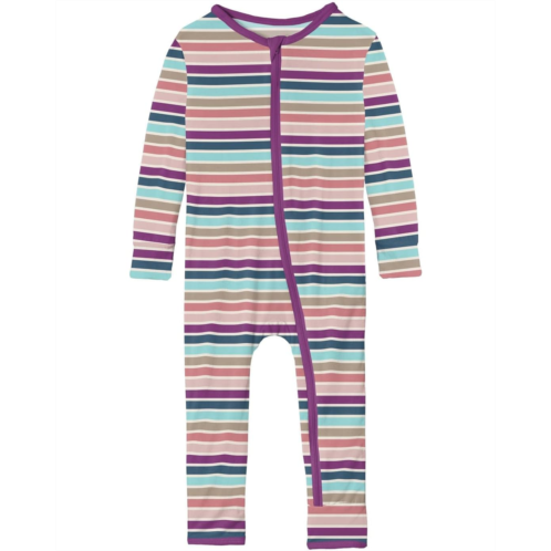 Kickee Pants Kids Print Coverall with Zipper (Infant)