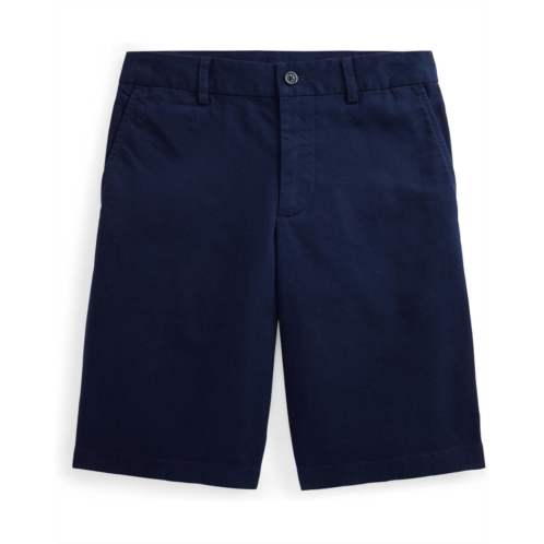 Polo Ralph Lauren Kids 20/1 Stretch Twill Flat Front Shorts (Big Kids)