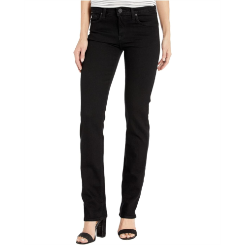 Womens Hudson Jeans Nico Mid-Rise Straight in Black