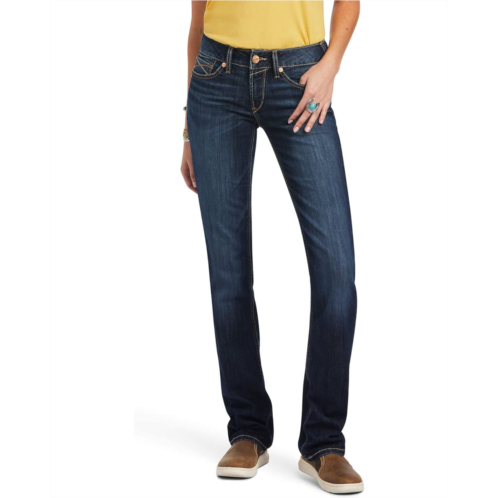Womens Ariat REAL Mid-Rise Octavia Straight Jeans