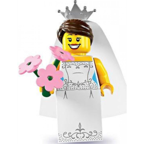 Lego Series 7 Bride Mini Figure