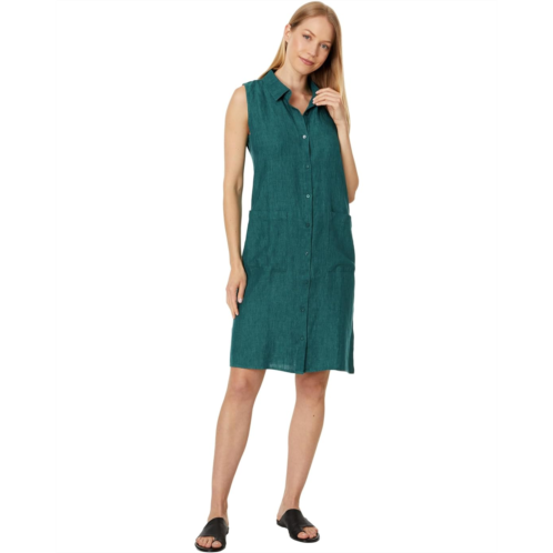 Womens Eileen Fisher Classic Collar Dress