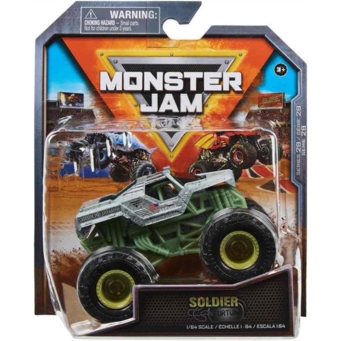 Monster Jam 2023 Spin Master 1:64 Diecast Truck Series 29 Steel Reveal Soldier Fortune