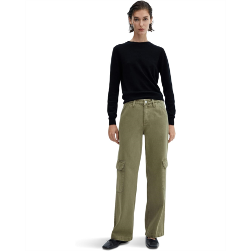 Womens MANGO Miranda Jeans in Khaki