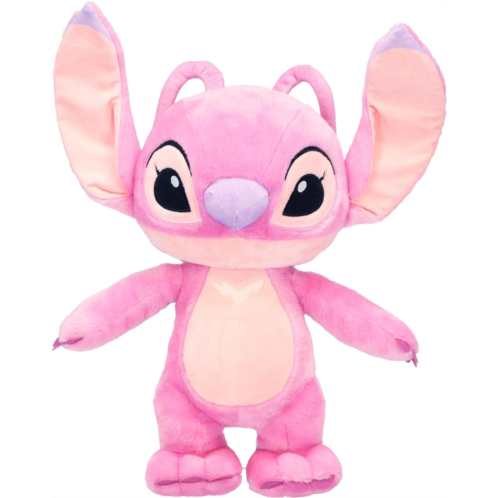KIDS PREFERRED Disney Baby Lilo & Stitch Angel Soft Huggable Stuffed Animal Cute Plush Toy for Toddler Boys and Girls, Gift for Kids, Pink Angel 16 Inches