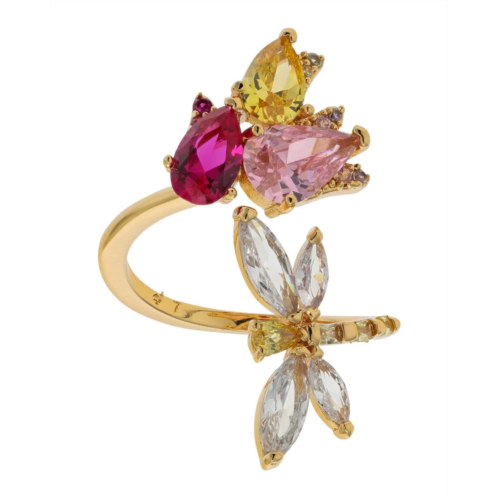 Kate Spade New York Greenhouse Floral Wrap Ring