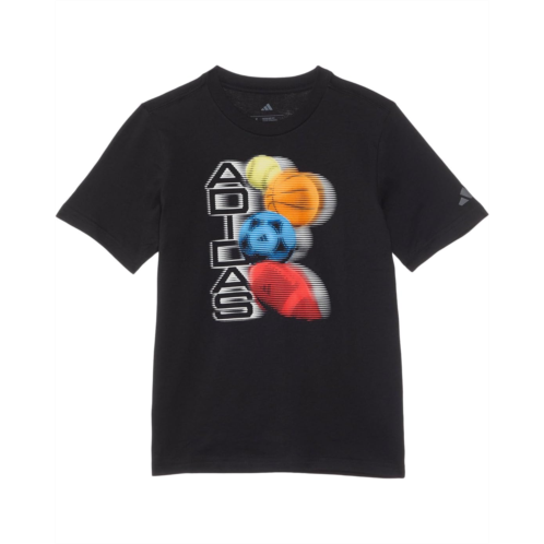 Adidas Kids Distortion Multi Sport Tee (Big Kids)