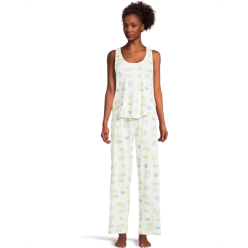 P.J. Salvage Womens PJ Salvage Limes and Sunshine Pajama Set