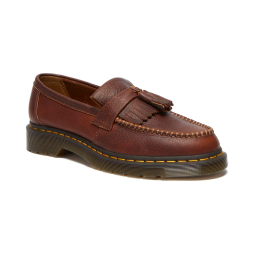 Dr. Martens Unisex Dr Martens Adrian Yellow Stitch Leather Loafers