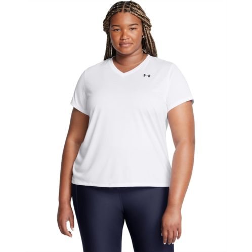 Under Armour Plus Size Tech Short Sleeve V-Neck Solid