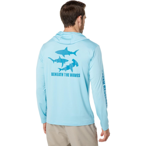 Southern Tide Beneath the Waves Performance Hoodie T-Shirt