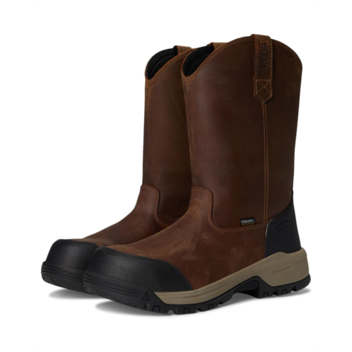 Mens KEEN Utility Evanston Pull-On Waterproof Boot (Carbon-Fiber Toe)