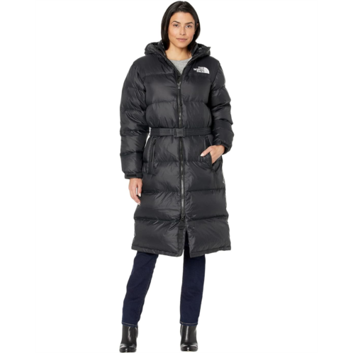 Womens The North Face Nuptse Belted Long Parka