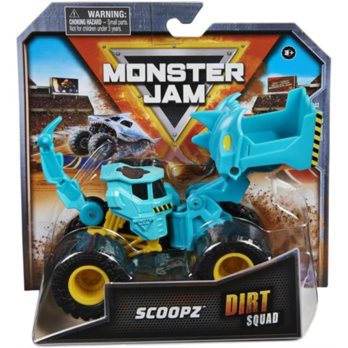 Monster Jam Dirt Squad (Scoopz Aqua Blue-Teal)