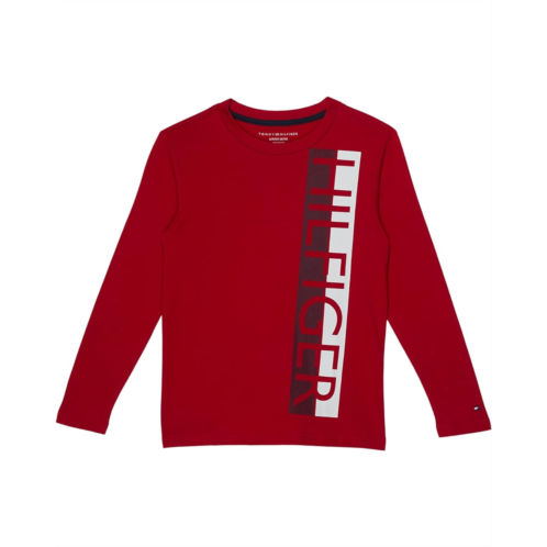 Tommy Hilfiger Kids Split Hilfiger Long Sleeve Tee (Big Kids)