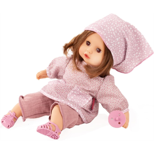 Goetz Gotz Muffin Soft Mood 13 Cuddly Baby Doll with Brown Hair to Wash and Style