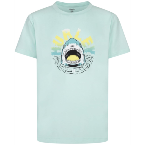 Hurley Kids Shark Peep Graphic UPF T-Shirt (Little Kid)