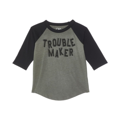 Chaser Kids Trouble Maker Raglan Tee (Toddler/Little Kids)