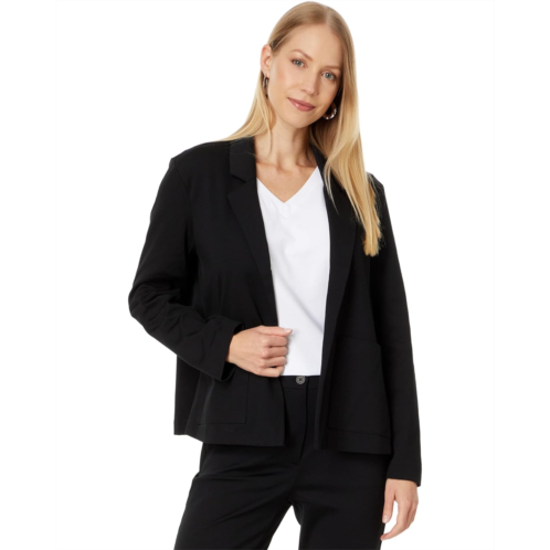 Eileen Fisher Cotton Blend Ponte Blazer