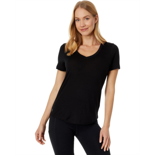 Womens Smartwool Active Ultralite V-Neck Short Sleeve