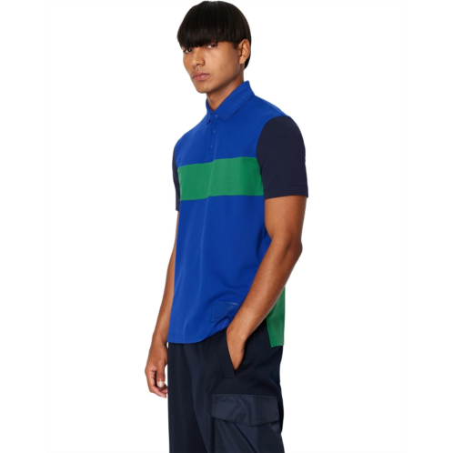 Mens Armani Exchange Color-Blocked Polo