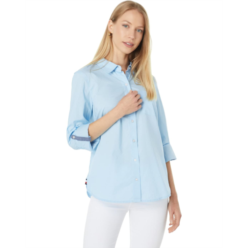 Womens Tommy Hilfiger Solid Roll Tab
