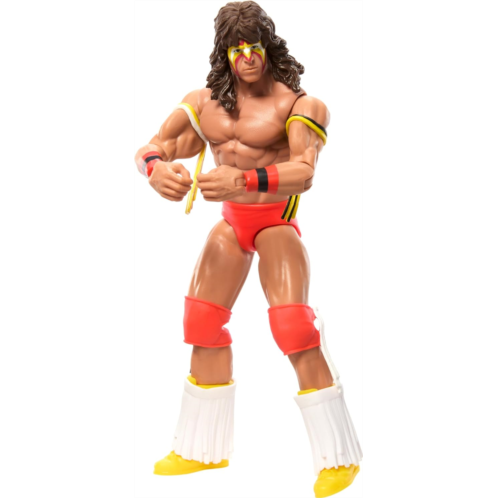 Mattel WWE Action Figure, 6-inch Collectible Ultimate Warrior with 10 Articulation Points & Life-Like Look