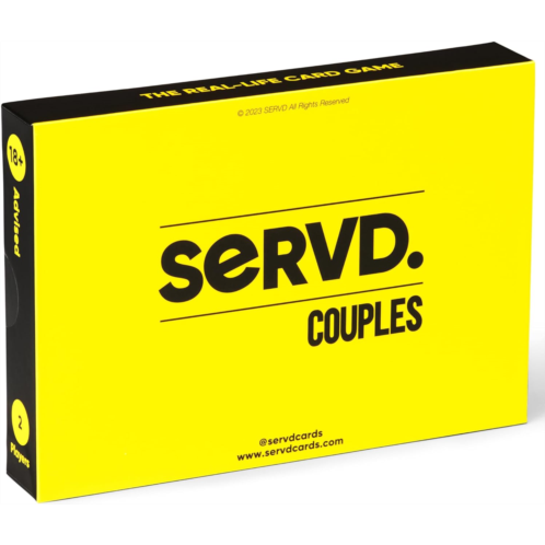 SERVD - Couples - The Hilarious Real-Life Couples Card Game Couples