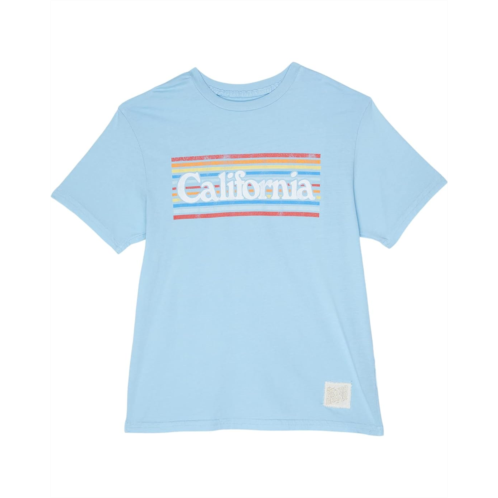 The Original Retro Brand Kids California Stripes Cotton Crew Neck Tee (Big Kids)