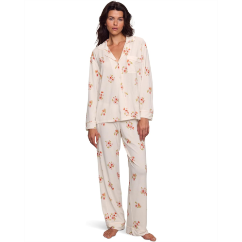 Womens Eberjey Gisele Printed Long Pj Set