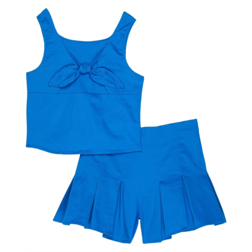 HABITUAL girl Tie Front Shorts Set (Big Kids)