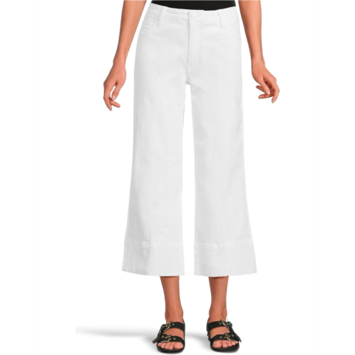 Womens KUT from the Kloth Petite Meg High Rise Frt Pin Tuck Wide Hem Basic Bck