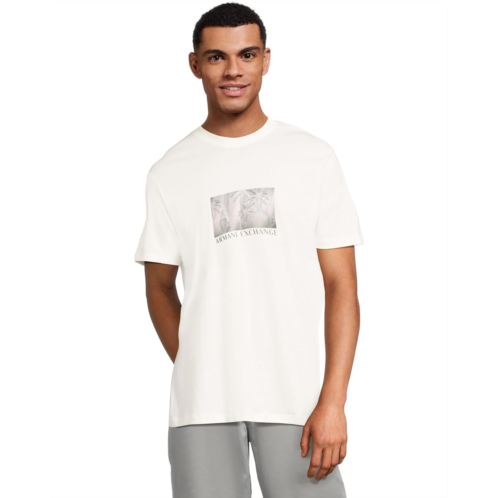 Mens Armani Exchange Ax Box Logo With Palm Tree Image