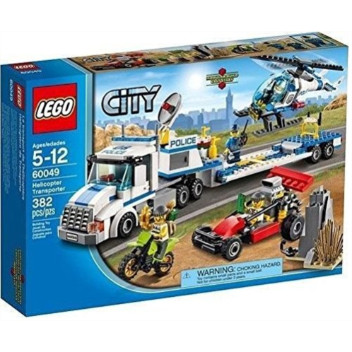 LEGO City 60049 Helicopter Transporter Set New in Box Sealed. 382pcs