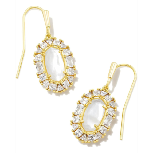Kendra Scott Lee Crystal Frame Drop Earrings