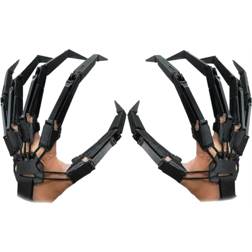 GUFOG Halloween Articulated Finger Extensions, 3D Printed Articulated Finger Extensions Fits All Finger Sizes