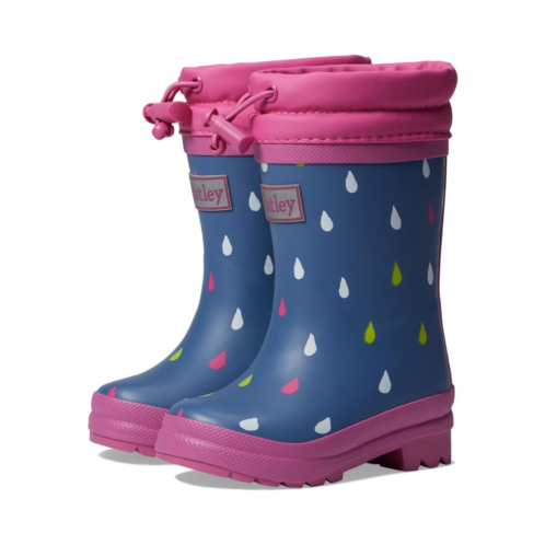 Hatley Kids Tiny Drops Sherpa Lined Rain Boots (Toddler/Little Kid/Big Kid)