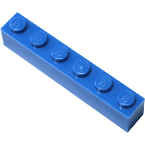 LEGO Parts and Pieces: Blue (Bright Blue) 1x6 Brick x50