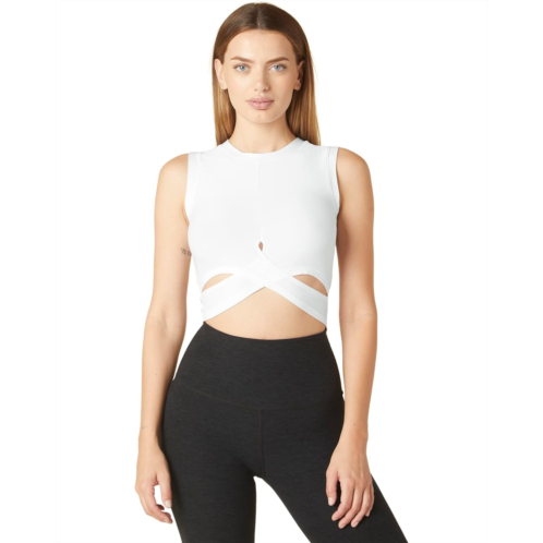Beyond Yoga Under Over Lightweight Cropped Muscle Tank