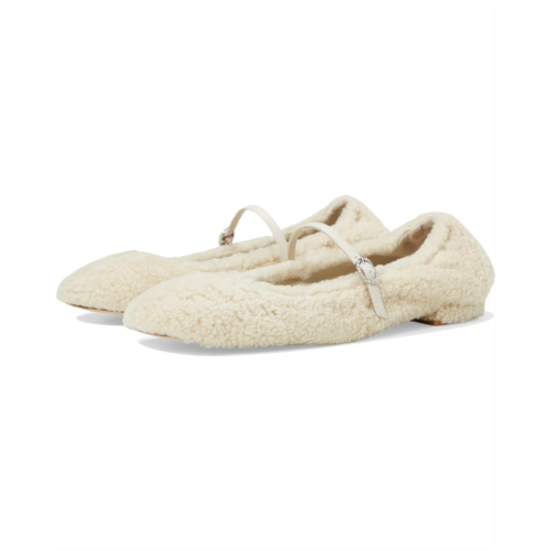 Womens Stuart Weitzman Lennox Shearling Flat