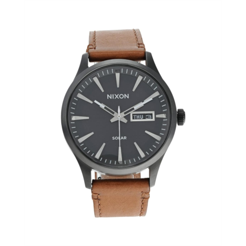 Nixon Sentry Solar Leather