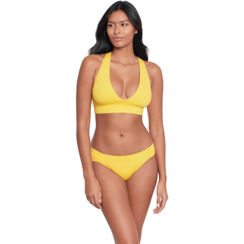POLO Ralph Lauren Womens LAUREN Ralph Lauren Beach Club Solids Twist X Back Bikini Top