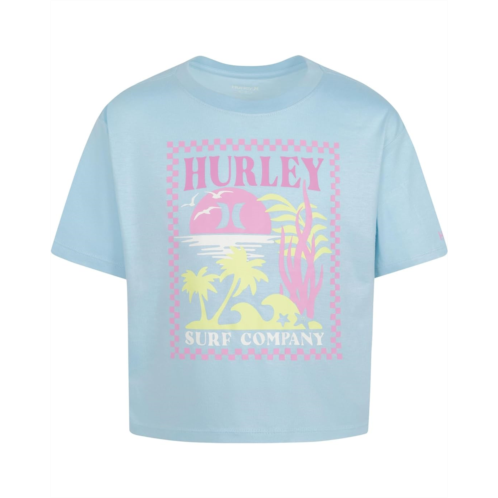 Hurley Kids Sea Check Boxy Tee (Big Kid)