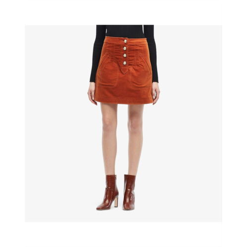 Derek Lam 10 Crosby A-Line Miniskirt w/ Snaps