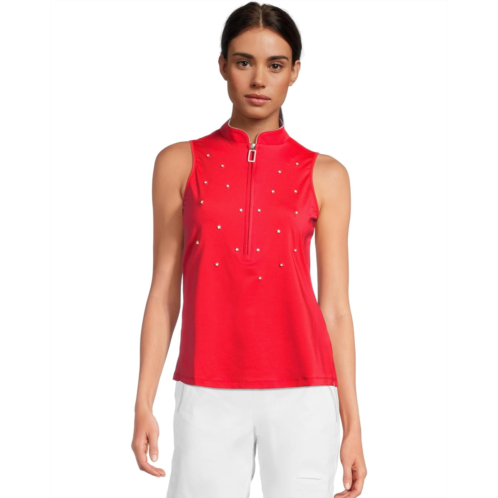 Womens Jamie Sadock Star Embellished Sleeveless Top