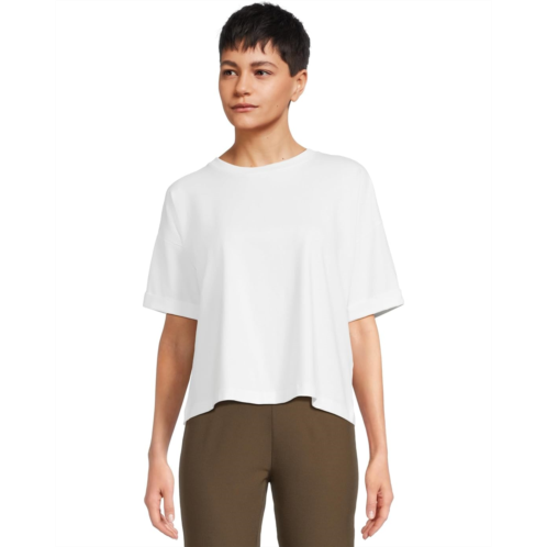Womens Eileen Fisher Crew Neck Box Top
