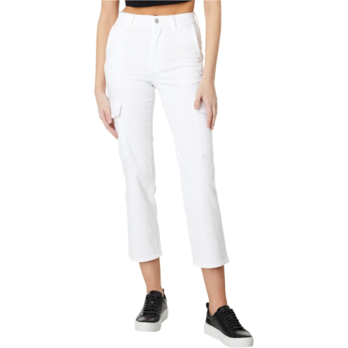 Womens 7 For All Mankind Cargo Logan in Bright White